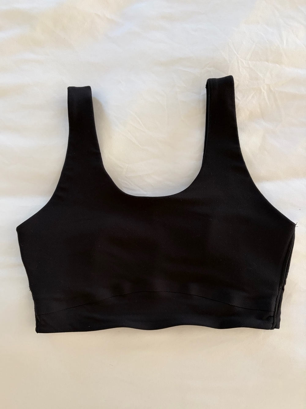 all in motion Black Scoop Neck Sports Bra - Size Medium
